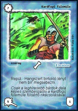 Kardfogú fülemüle