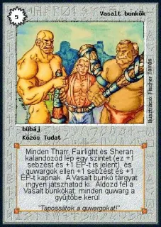 Vasalt bunkók