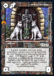 Gránit őrszobor