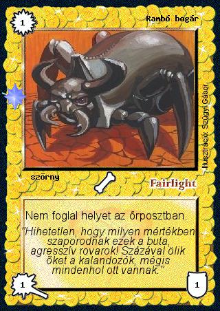 Rambó bogár – Ezüsthajnal