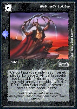 Sötét erők idézése