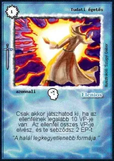 Tudati égetés