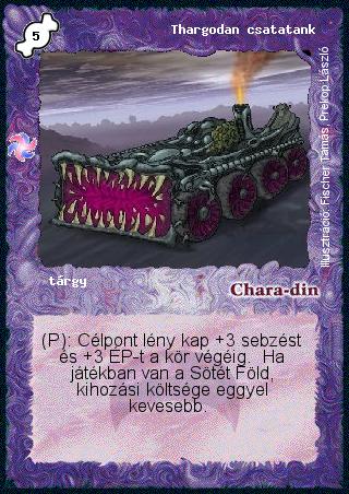 Thargodan csatatank – Létsíkok