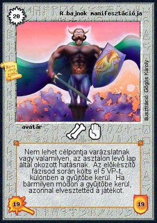 A bajnok manifesztációja