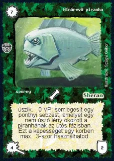 Hínárevő piranha