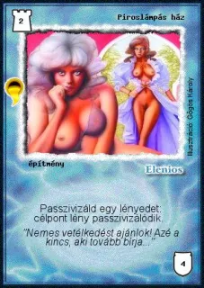 Piroslámpás ház