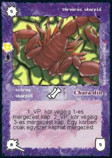Vérvörös skorpió