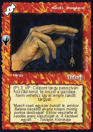 Muezli aranykeze