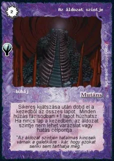 Az áldozat szintje
