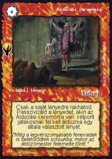 Áldozási ceremónia