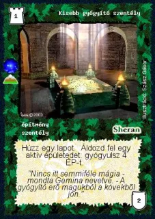 Kisebb gyógyító szentély