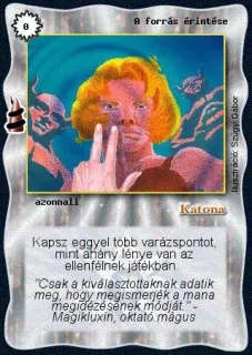 A forrás érintése