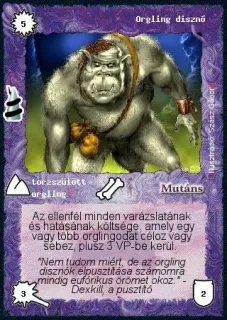 Orgling disznó