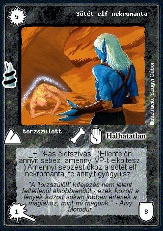 Sötét elf nekromanta