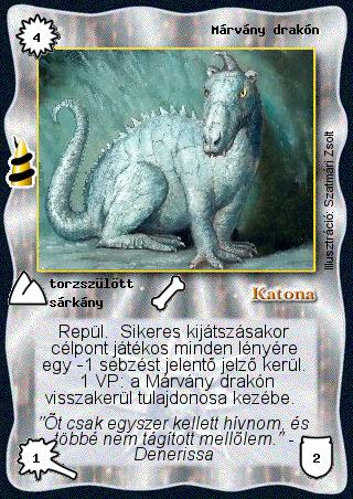 Márvány drakón