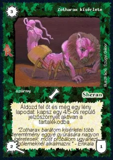 Zotharax kísérlete