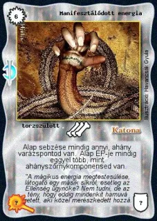 Manifesztálódott energia