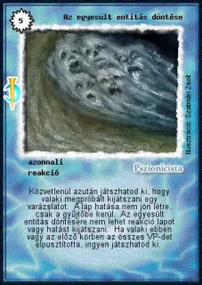 Az egyesült entitás döntése
