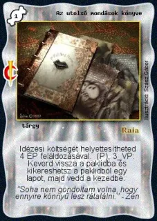 Az utolsó mondások könyve