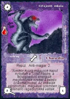 Elfajzott enkala