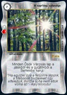 A napfény szépsége