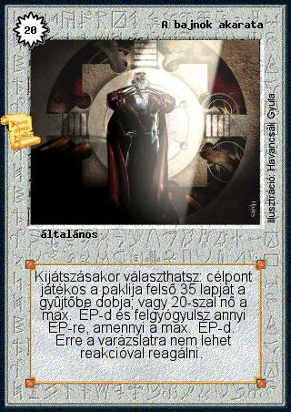 A bajnok akarata
