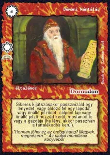Démoni kántálás