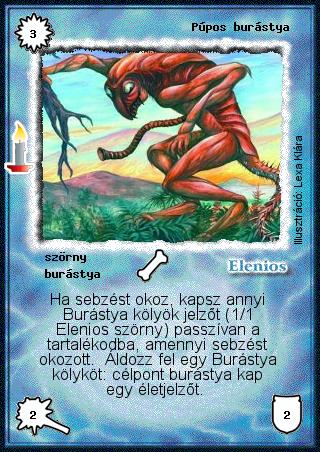Púpos burástya (új)