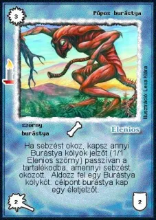 Púpos burástya (új)