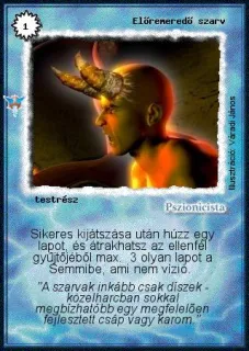 Előremeredő szarv