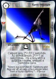 Égető fénysugár