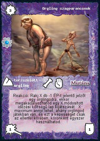 Orgling szagparancsnok