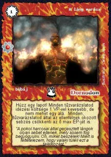 A láng marása