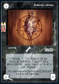 Áldozati bárány (új)