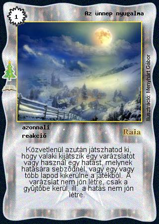 Az ünnep nyugalma