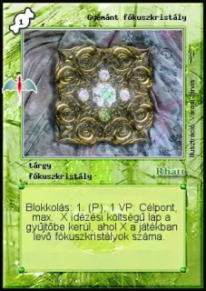 Gyémánt fókuszkristály