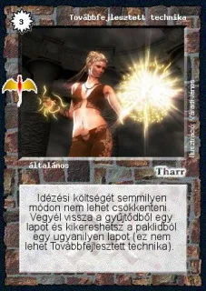 Továbbfejlesztett technika