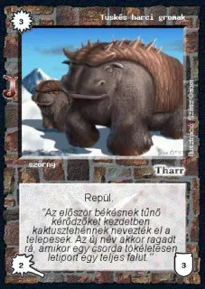 Tüskés harci gromak (junior)