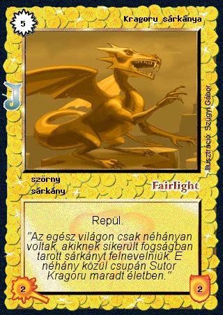 Kragoru sárkánya (junior)