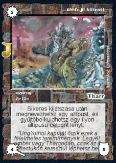Kétfejű kőtroll (junior)