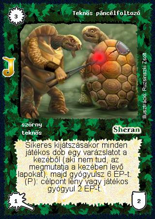 Teknős páncélfoltozó (junior)
