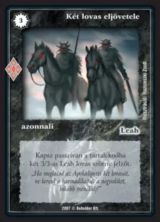 Két lovas eljövetele