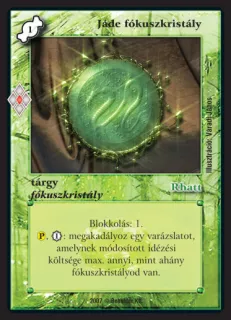 Jáde fókuszkristály