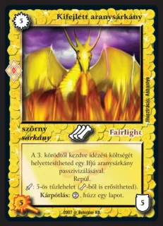 Kifejlett aranysárkány
