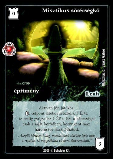 Misztikus sötétségkő (új)