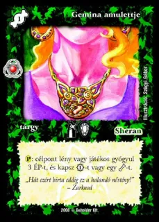 Gemina amulettje (új)
