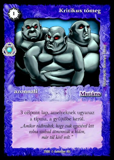 Kritikus tömeg (új)