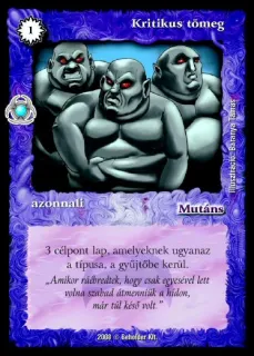 Kritikus tömeg (új)