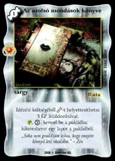 Az utolsó mondások könyve (új)