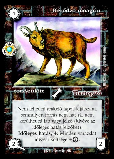 Kérődző moagrin (új)